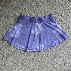 Mirella Dance Ballet Skirt Purple Floral Girl’s Size 6x-7
